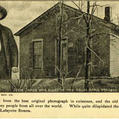 Jesse James House, St. Joseph, MO. c. 1900: Copyright: 67.22.9 Jesse James House, St. Joseph, MO. c. 1900