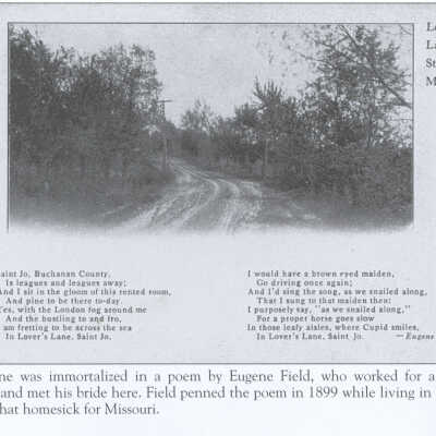 Lovers Lane & Eugene Field Poem