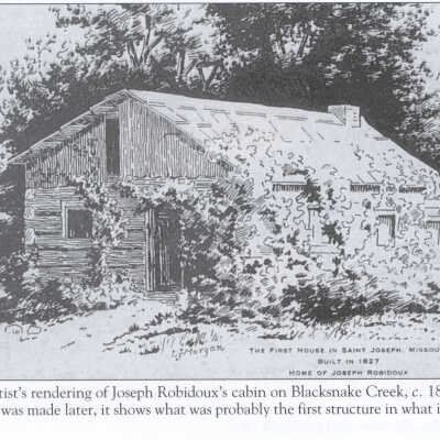 Robidoux Cabin Sketch