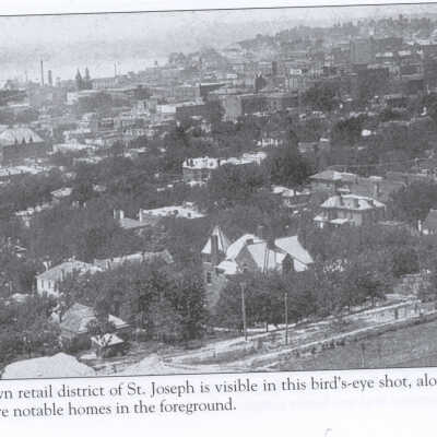 St. Joseph Downtown Aerial View