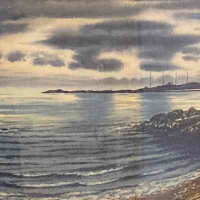 Seascape: Trial Island, View from Victoria