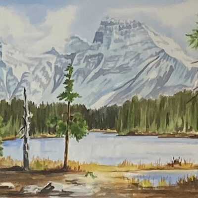 Landscape: Mountain and Lake