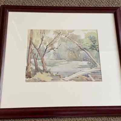 Pond and Trees