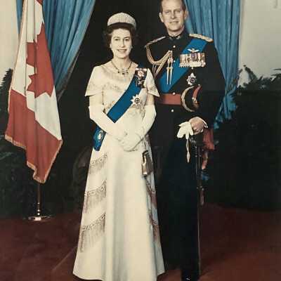 Portrait of HM Queen Elizabeth II Queen of Canada and HRH The Prince Philip, Duke of Edinburgh