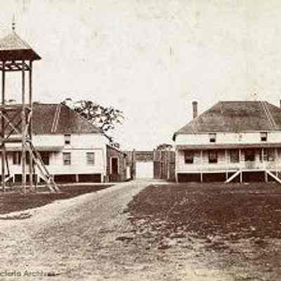 Fort Victoria, ca. 1860. Photograph by photographers Richard (1832-1907) and Hannah Hatherly Maynard (1834-1918): From City of Victoria Archives (Item M10425)