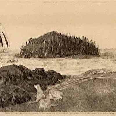 Friday Evening - Friday 20th June 1788: the FELICE relocating in the inner harbor (TOFINO)