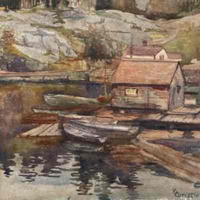 First Seaplane Dock at Esquimalt