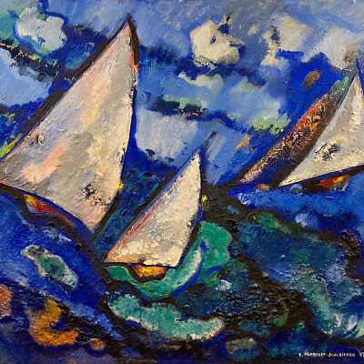 Three Sailboats