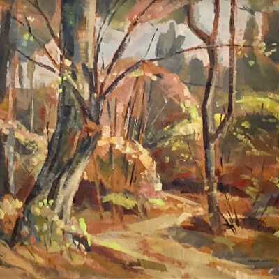 Forest Landscape, or Path Through the Forest