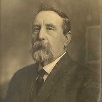 Portrait of Arthur Alfred Holmes, President of the Pacific Club, 1901-1902