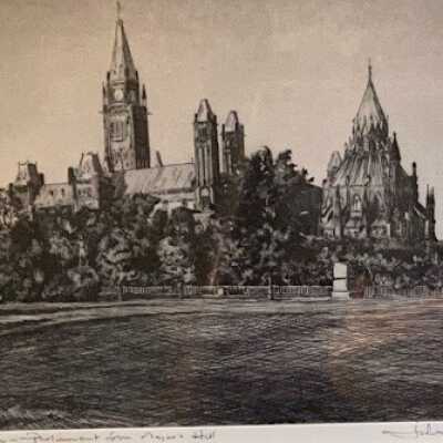 Ottawa - Parliament from Major's Hill