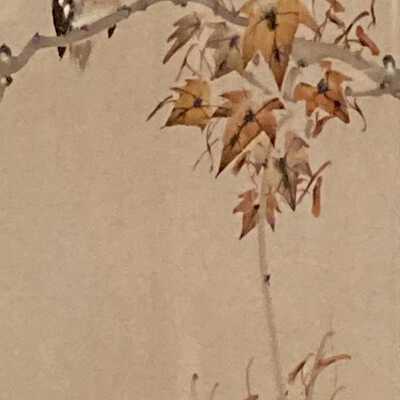 Birds on a Tree Branch I