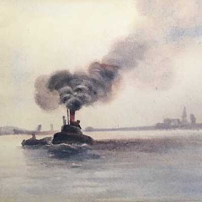 Steam Tug in the Harbour