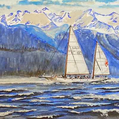 HMCS Oriole, at Sail