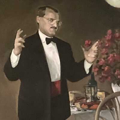 Portrait of Harry De Zwager (Victoria restaurateur)