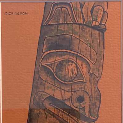 Haida Bear Totem Pole