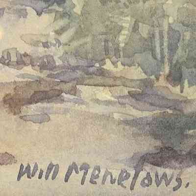 Detail lower right with signature