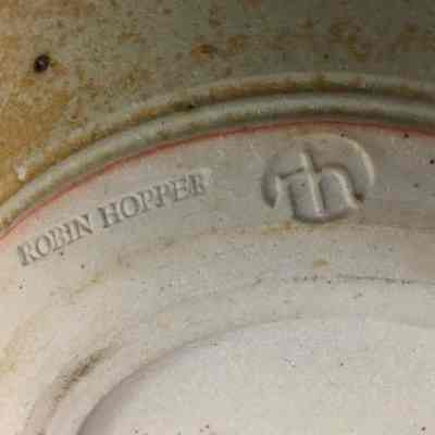 Potter's mark lower side of pot