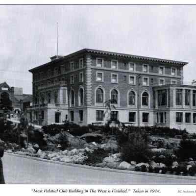 Union Club of B.C., Third Clubhouse, 805 Gordon St., Victoria, B.C., ca. 1914