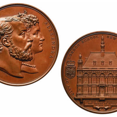 City of London series medal – Opening of New City of London School