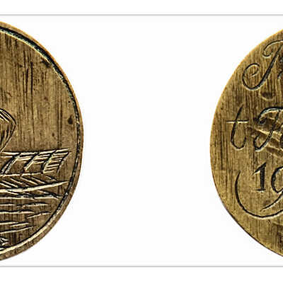 Token of the Koremdragers (bargees) of Amsterdam