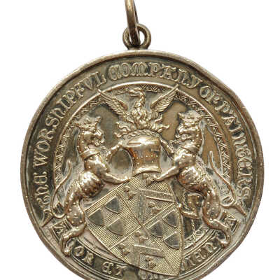 Worshipful Company of Painter Stainers silver award medal 1863