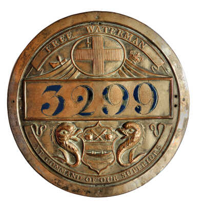 Free Waterman’s arm badge of the Company of Watermen and Lightermen