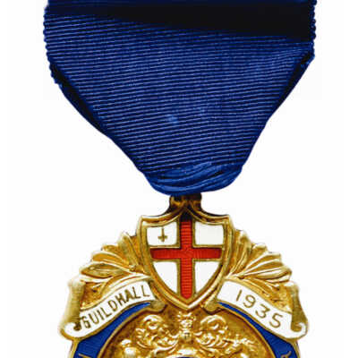 Corporation of London Reception Committee badges