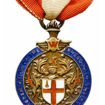 Corporation of London Reception Committee badges