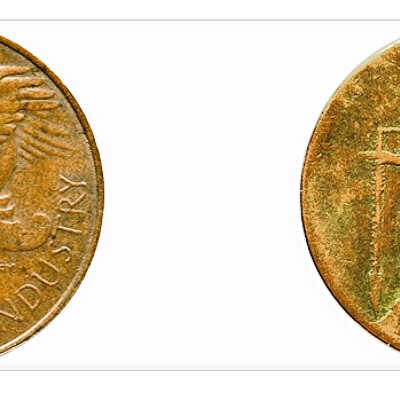 Trade token bearing bust of John Wilkinson