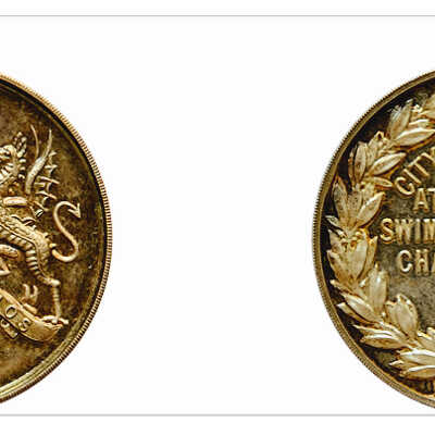 City of London Athletic and Swimming Assn. Championship Medal