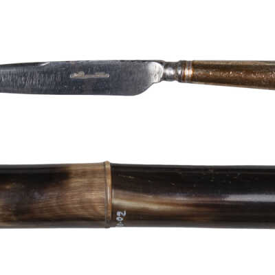 Knife, miniature with case