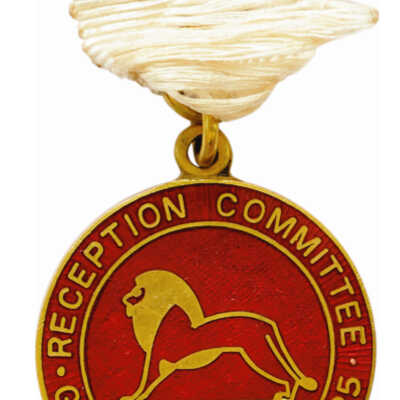 Corporation of London Reception Committee badge for British Empire Exhibition
