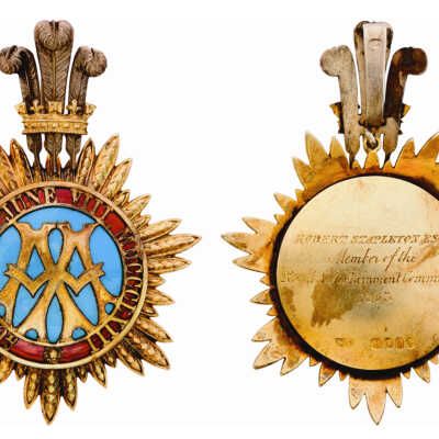 Corporation of London Reception Committee badge