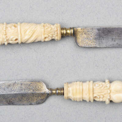 Knives, Scrivener's, pair