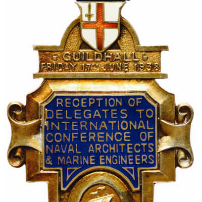 Corporation of London Reception Committee badges