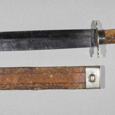 Knife, Bowie and sheath