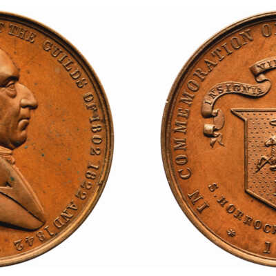 Commemorative medal of the Preston Guilds 1842
