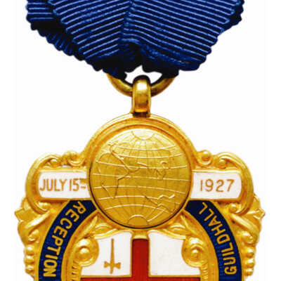 Corporation of London Reception Committee badges