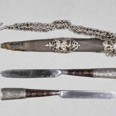 Knives, Pair in case