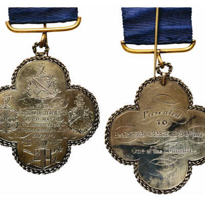 Remembrancers Badge presented to Edward Tyrell