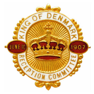 Corporation of London Reception Committee badges
