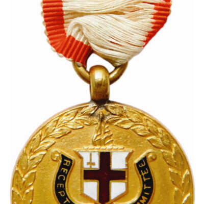 Corporation of London Reception Committee badges