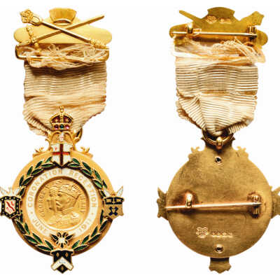 Corporation of London Reception Committee badges