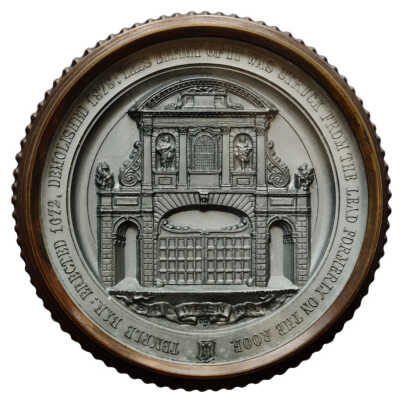 City of London series medal – Removal of Temple Bar