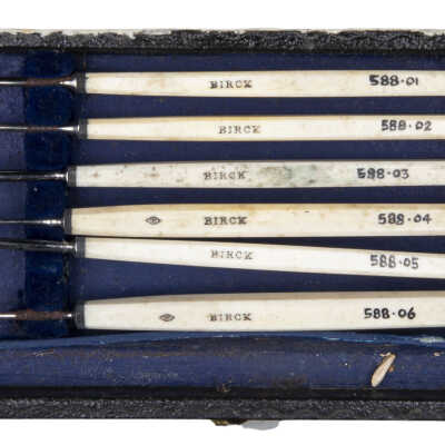 Surgical instruments in case