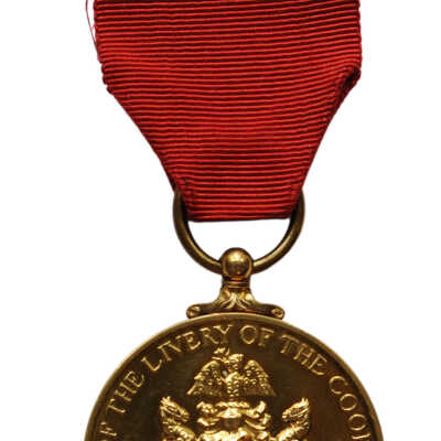 Award medal, silver gilt, commemorating the Centenary of the Society of the Livery of the Coopers’ Company 1927
