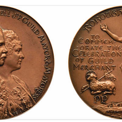 Commemorative medal of Preston Guilds, bronze 1922
