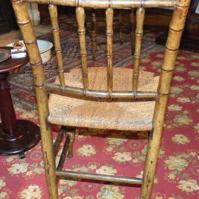 back of chair