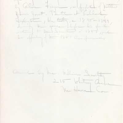Susan Sawitzky inscription